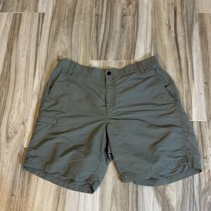 Filson Elwha River Shorts Castor Gray Nylon Swim Hiking Hybrid Mens L Casual